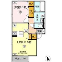 ロイヤルビレッジ Dの間取り