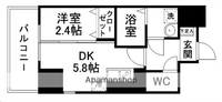宮城県仙台市宮城野区小田原弓ノ町の賃貸マンションの間取り