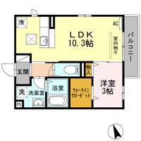 ハイブリッジ恵和町の間取り