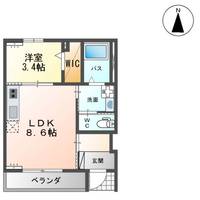 ベルミーA’の間取り