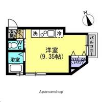 宮城県仙台市青葉区米ケ袋3丁目の賃貸アパートの間取り