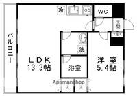 宮城県仙台市青葉区子平町の賃貸マンションの間取り