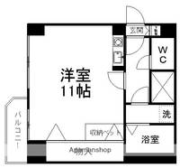 宮城県仙台市青葉区木町通1丁目の賃貸マンションの間取り