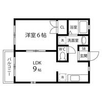 カームライフウエノ101の間取り