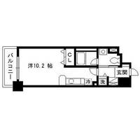 パルティーレEXE片平タワー1306の間取り