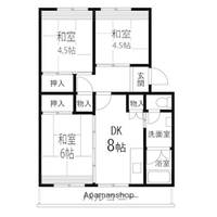 仙台中山団地4号棟505の間取り