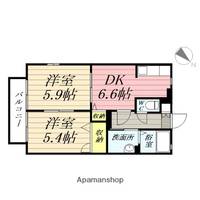 宮城県仙台市泉区南光台南2丁目の賃貸アパートの間取り