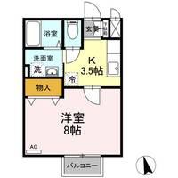 パセオプラシードK・Sの間取り