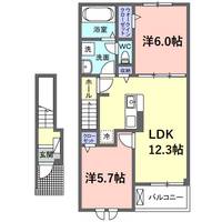 物件の間取り画像