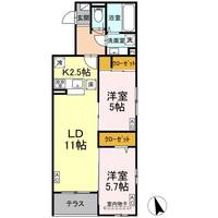 DーROOM小田原8丁目Ⅱの間取り