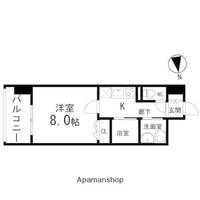 ディークレスト太子堂駅前 EAST0805の間取り