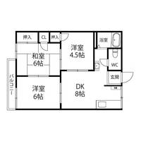 クレストエイト205の間取り