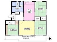 秋田県秋田市川元小川町の賃貸マンションの間取り