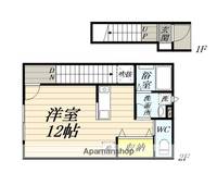 秋田県由利本荘市荒町字真城の賃貸アパート202の間取り