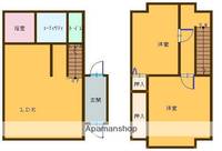 工友荘C-5の間取り