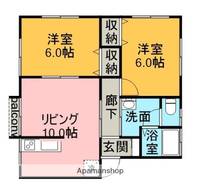 日の出ハイツⅡの間取り