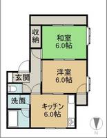 GLITT野木201の間取り