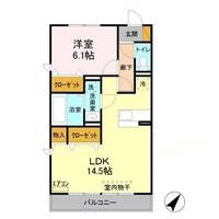 プリムヴェール二の宮の間取り