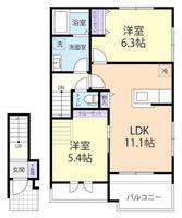 物件の間取り画像