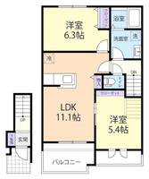 物件の間取り画像