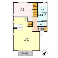 アグライア アリッサ Aの間取り