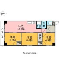 グレイスKPCマンション402の間取り