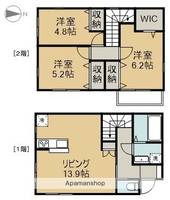 栃木県宇都宮市平松本町(一戸建)の賃貸物件戸建ての間取り
