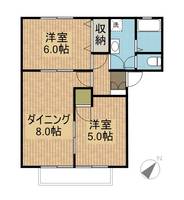 メゾンタムラ Cの間取り
