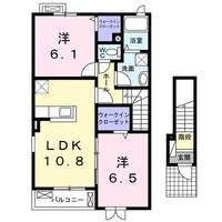 リビエラ Dの間取り