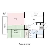 群馬県高崎市新町の賃貸アパート202の間取り