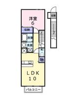 サニーヴィラの間取り