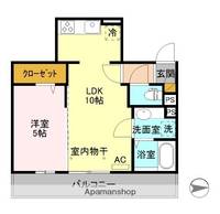群馬県高崎市吉井町本郷の賃貸アパート203の間取り