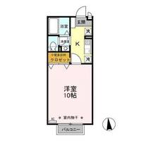 リビングタウン上並榎 Bの間取り