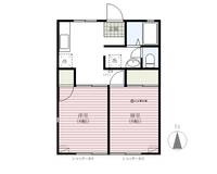 サンハイツ(中居町)の間取り