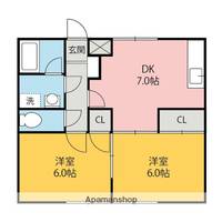 シティーハイツサクラS・タンポポT・ローズR・チュCC-102の間取り