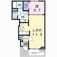 物件の間取り画像