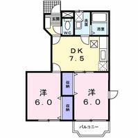 カサベルデBの間取り