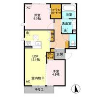 スプリーム Aの間取り