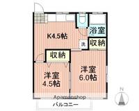 第二清美荘201の間取り