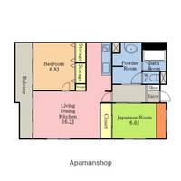 ディアハイツⅢ202の間取り