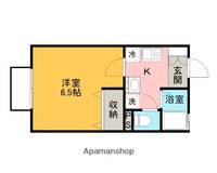 グレイスヒル三橋A棟206の間取り