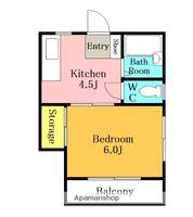 マンション白陽の間取り