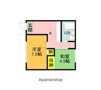 上峰マンション与野301の間取り