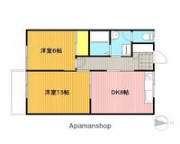 埼玉県さいたま市緑区東浦和8丁目の賃貸アパートの間取り