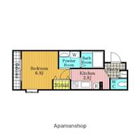 埼玉県さいたま市浦和区東高砂町の賃貸マンションの間取り