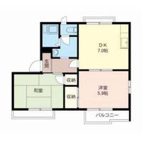 埼玉県さいたま市緑区松木1丁目の賃貸アパートA201の間取り