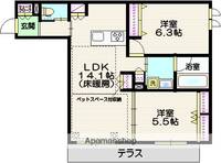 物件の間取り画像