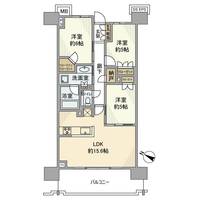 プラウドシティ武蔵浦和ステーションアリーナの間取り