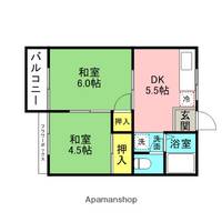 ベルゾーネ一柳の間取り