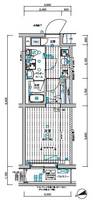 メインステージ和光508号室の間取り